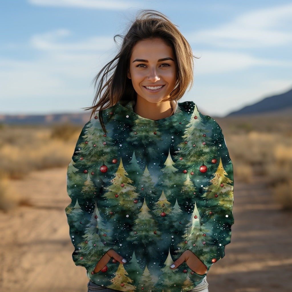 Geschmückter Tannenbaum Winter Vorbestellung